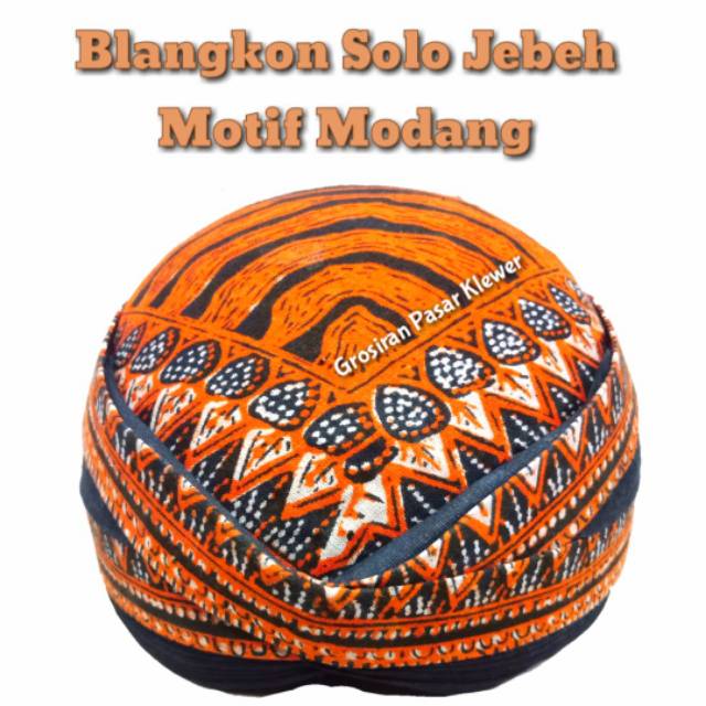 Blangkon Solo Jebeh Adult Modang Motif (Packing Dus) | Shopee Malaysia