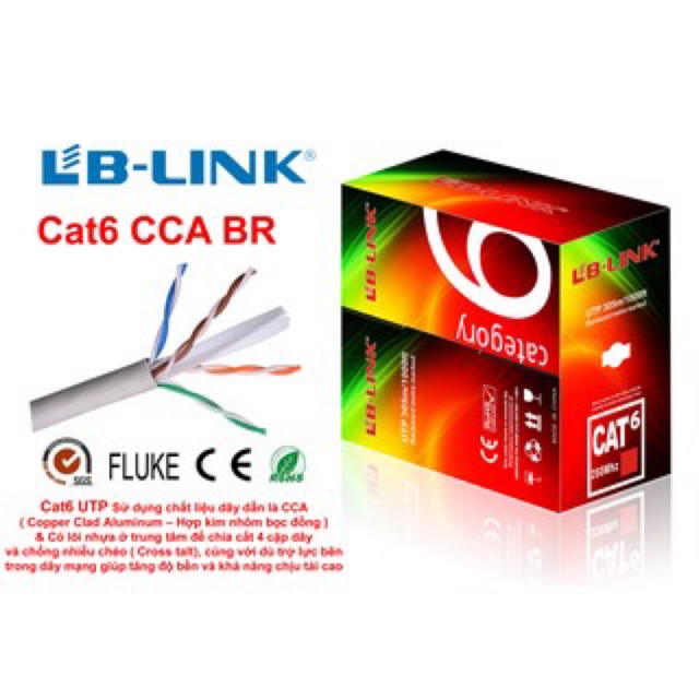 Cat6 LBLINK UTP Lan Network Cable, Standard 305m Roll Shopee Malaysia