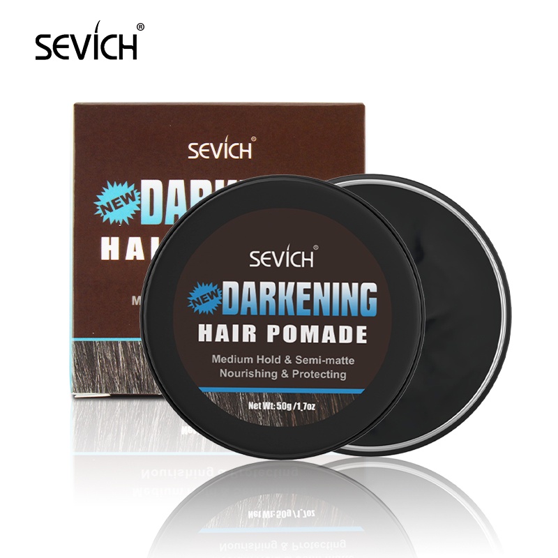 SEVICH Styling Dyeing Hair Wax Clay 50g Natural Black Shopee Malaysia