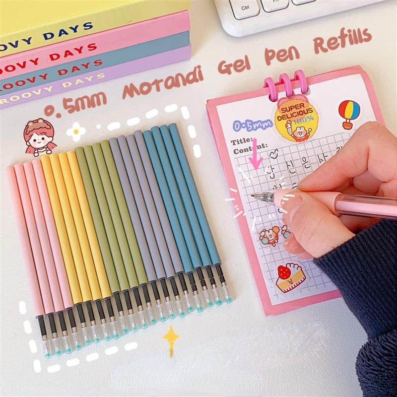 Morandi Series 0.5mm Signature Pen Refill Gel Pen Refills | Shopee Malaysia