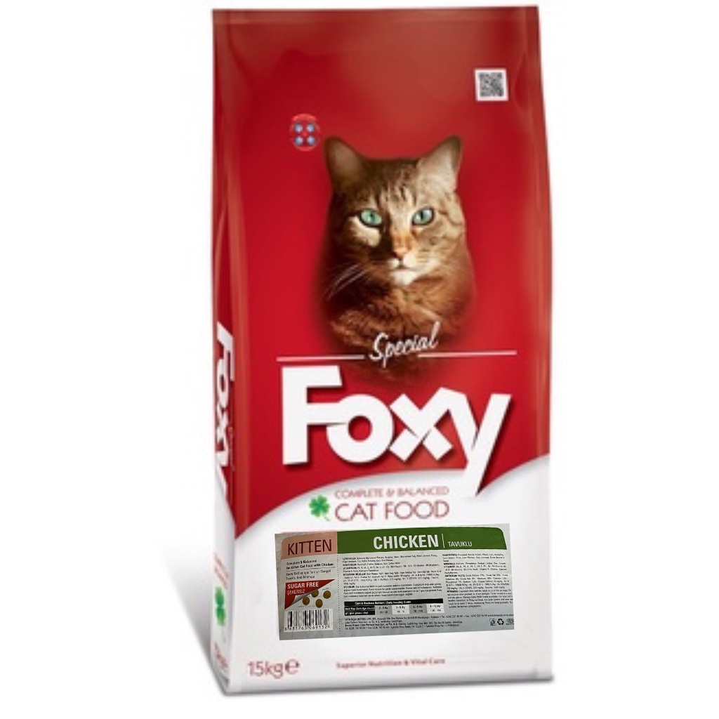 FOXY KITTEN CAT FOOD CHICKEN 15KG Shopee Malaysia