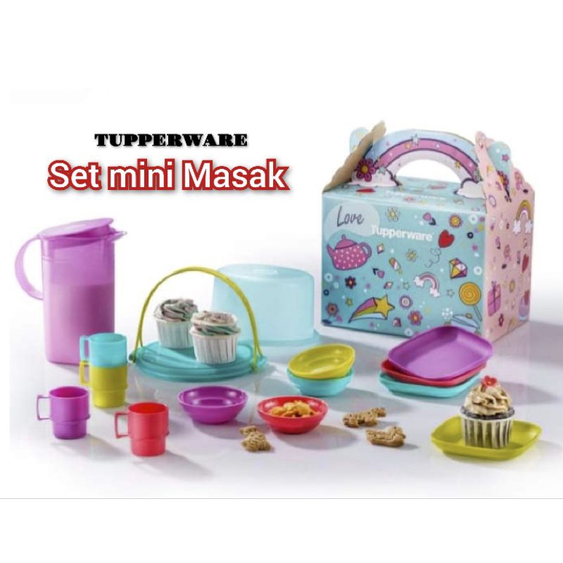 TUPPERWARE | Mini Masak Set | With Gift Box | Limited Edition | Shopee ...