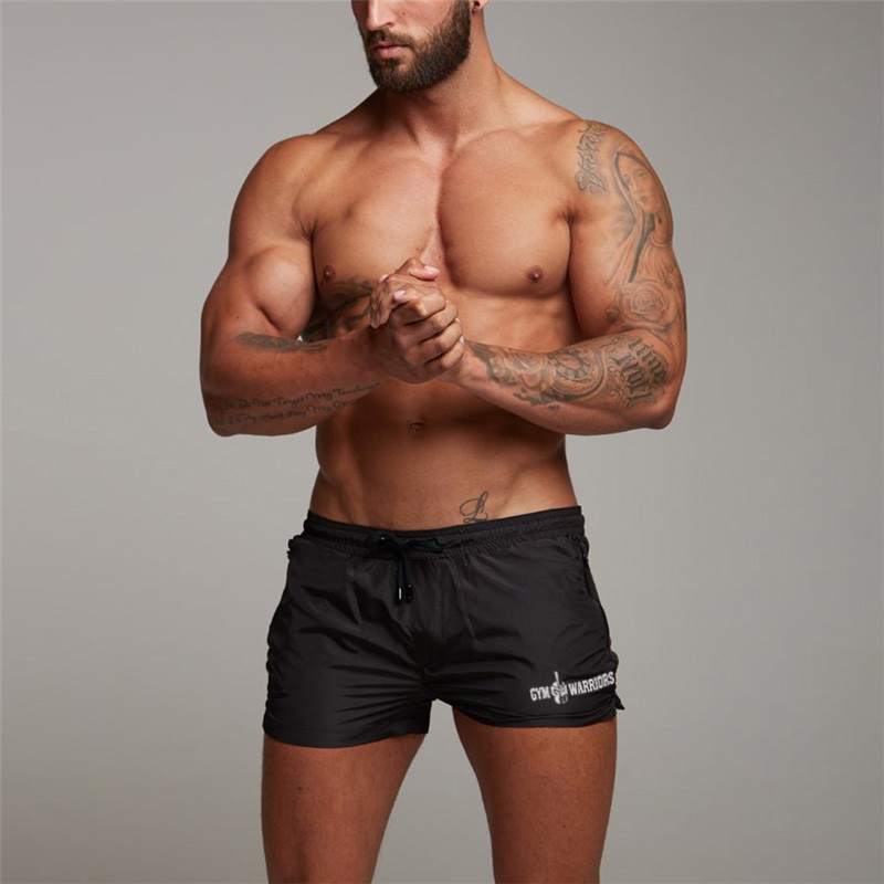 Gym Warriors Graphic Shorts Summer Gym Muscle Mens Short Shorts ...