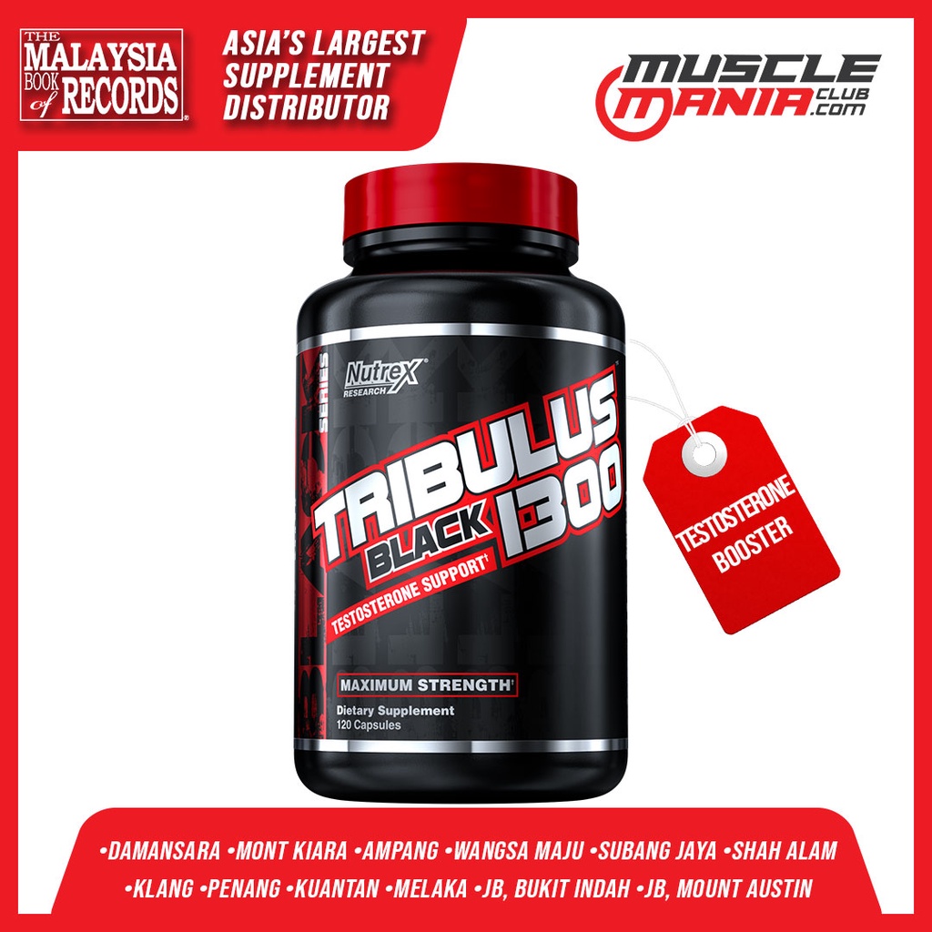 Tribulus Black 1300 (120 capsules) Shopee Malaysia