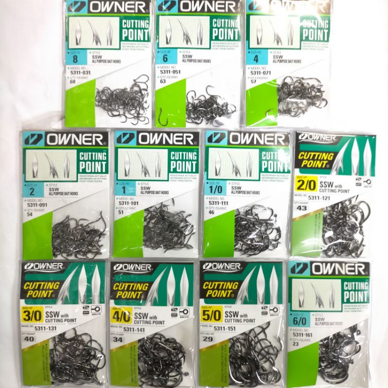 Owner 5311 SSW Cutting Point Hooks