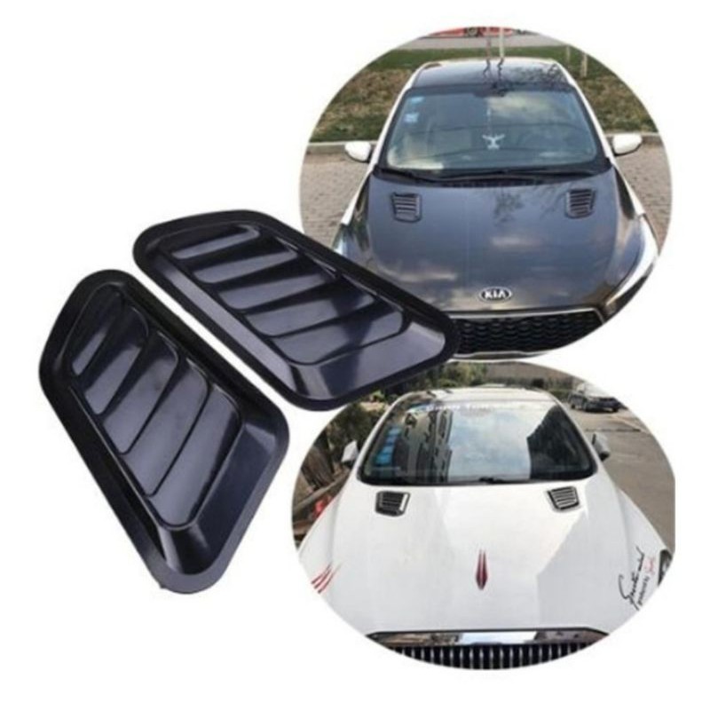 Jual Air Scoop Air Flow Intake Scoop Turbo Bonnet Vent Cover Hood 2pc Hitam Vaut05 I.216667797
