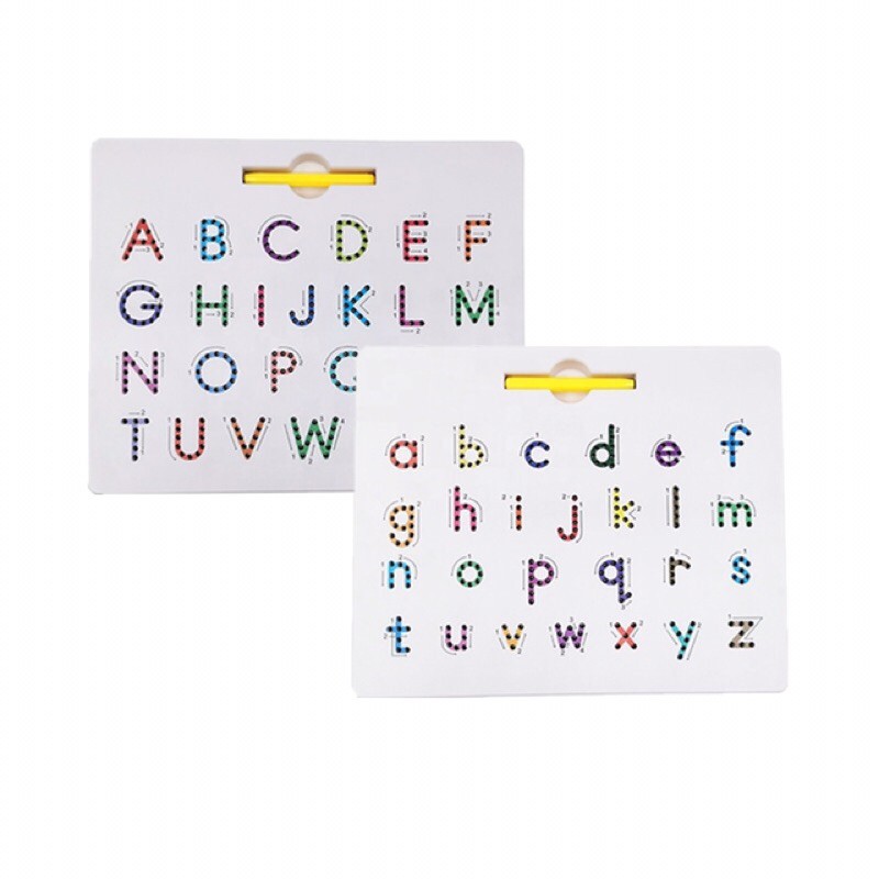 Magnetic Alphabet Tracing Board - Double Sided | Shopee Malaysia