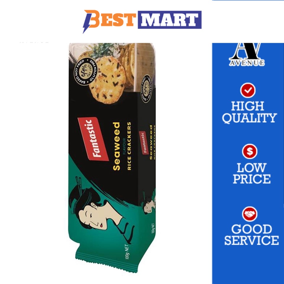 Fantastic Seaweed Rice Crackers 100g Shopee Malaysia