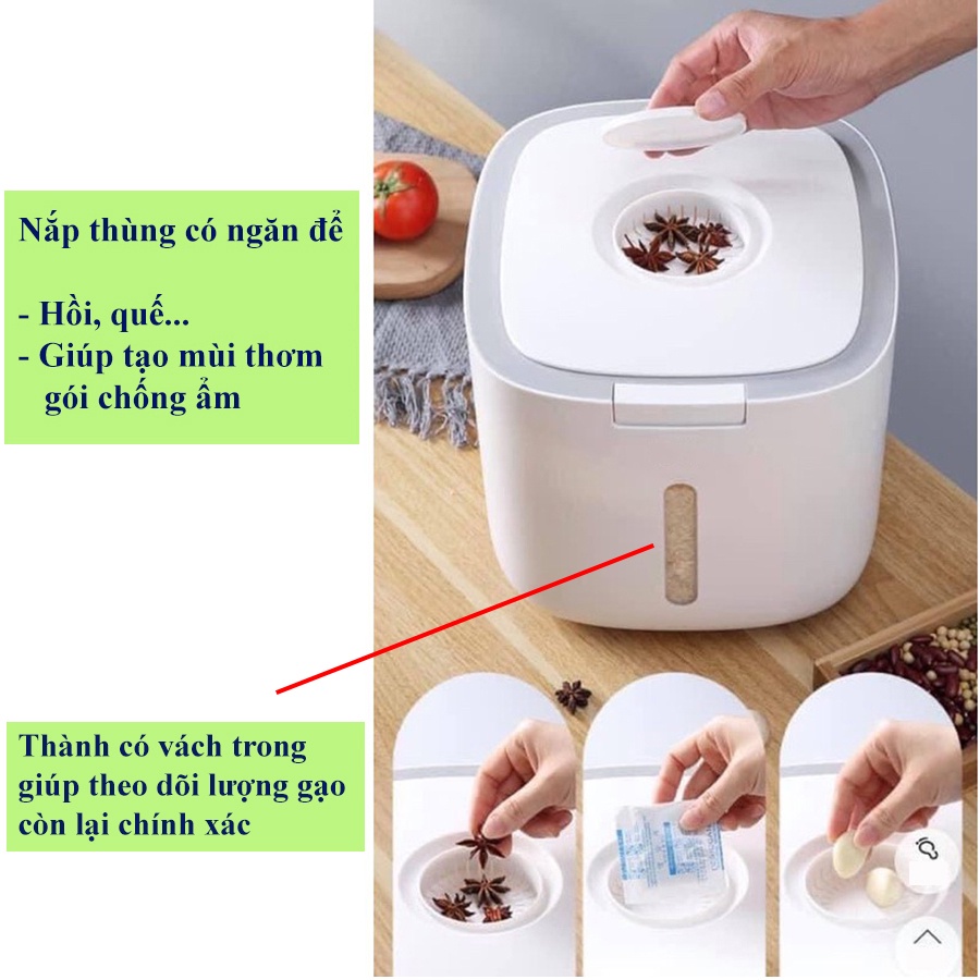 Genuine product - Genuine Ecoco Premium Smart Rice Container - 10kg ...