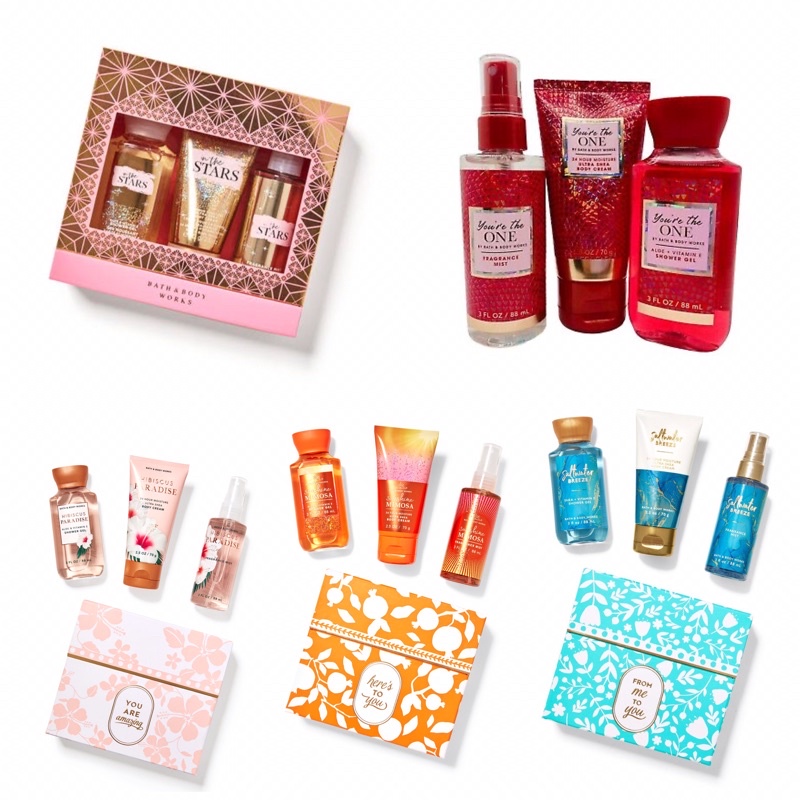 💯ORIGINAL FROM STORE BATH & BODY WORKS GIFT BOX SET TRAVEL SIZE ...