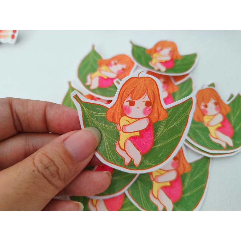 original design cute girl journal stickers | Shopee Malaysia
