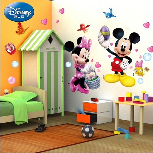 Disney Cartoon Wall Stickers For Kids Room Home Decor Cartoon Frozen ...