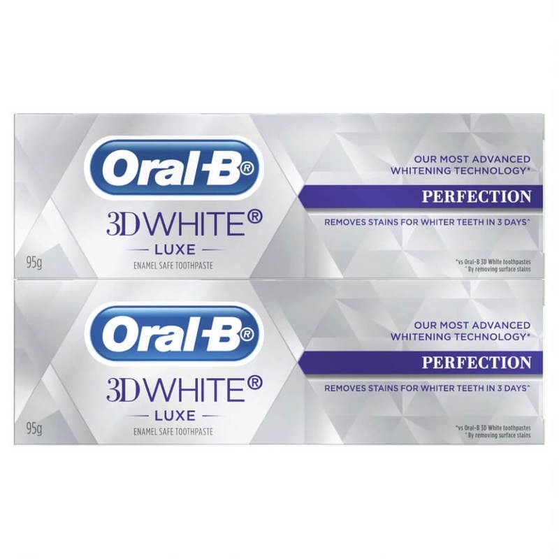 Oral-B 3D White Luxe Perfection Toothpaste (95g X 2) | Shopee Malaysia