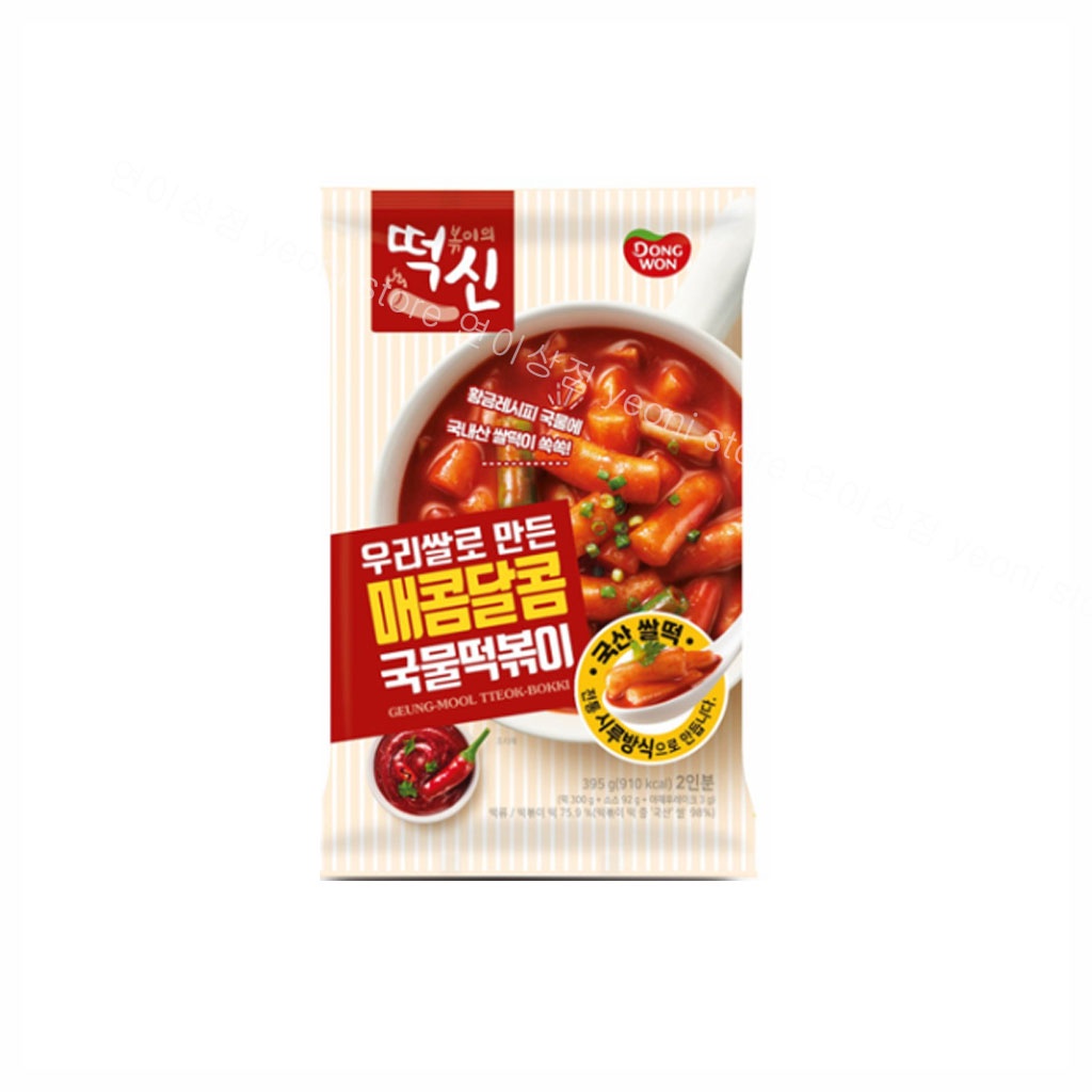 Dongwon tteokbokki spicy rose jjajang soy sauce tteokbokki korean rice