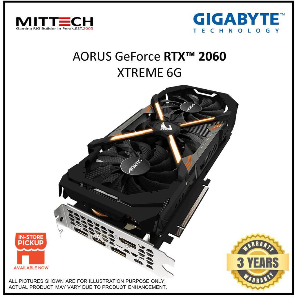 Gigabyte AORUS GeForce RTX 2060 XTREME 6G Shopee Malaysia