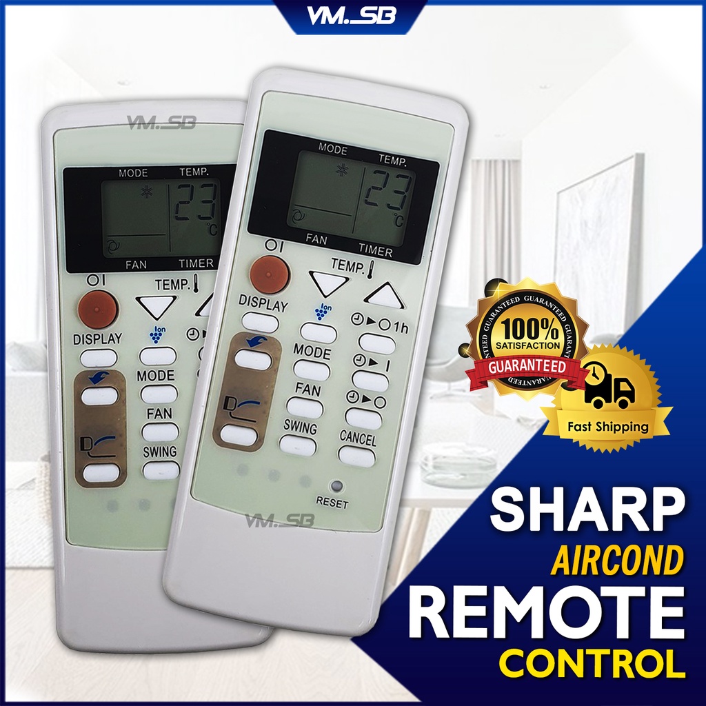 Remote Aircond Sharp AC Remote Control Air Conditioner SHARP alat