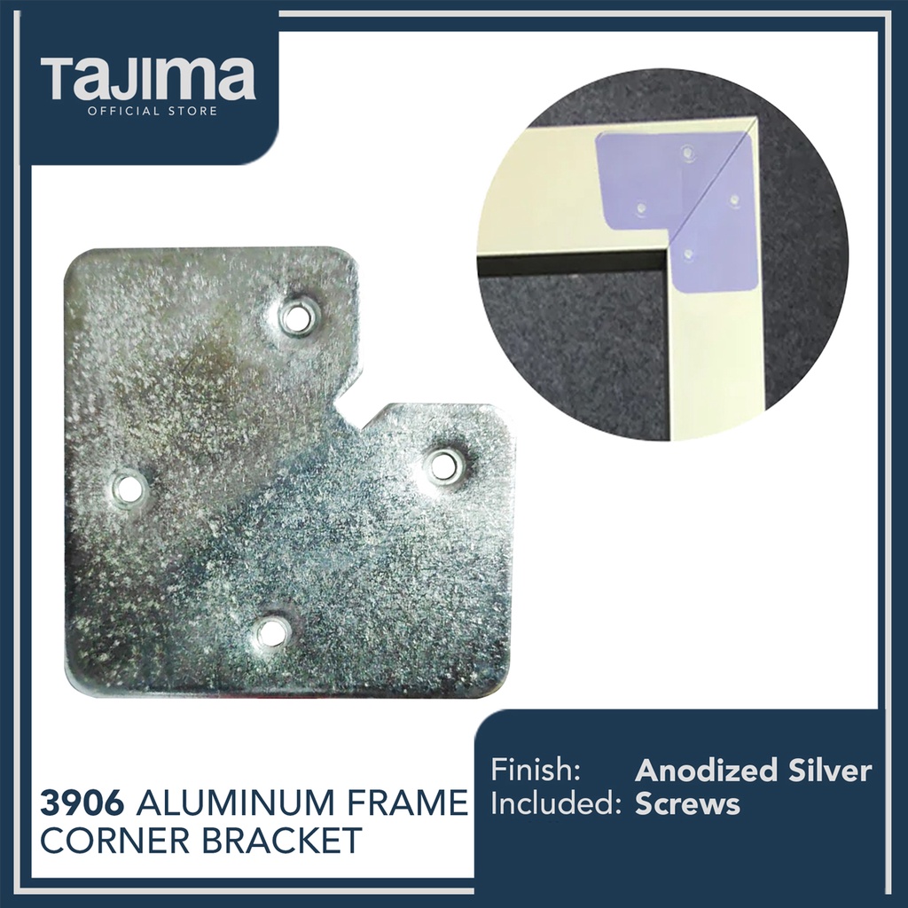 Aluminum Frame Corner Bracket Connector With Screws (1 Piece) | Shopee ...