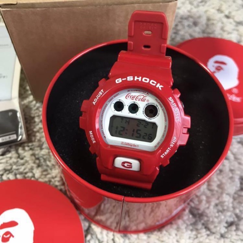 G shock x bape x coca cola online