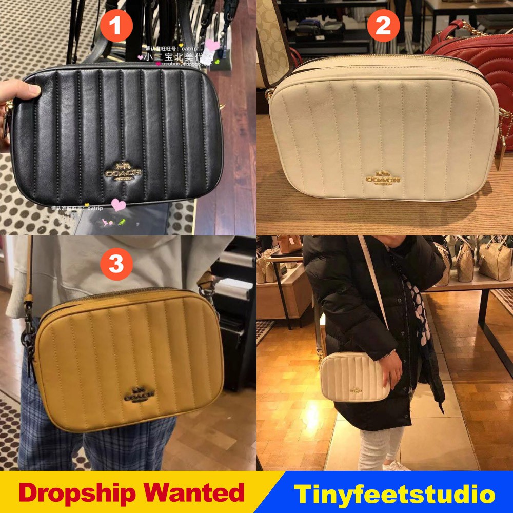 Ćoach Jes Crossbody w/ Linear Quilting Bag, Luxury, Bags & Wallets on  Carousell