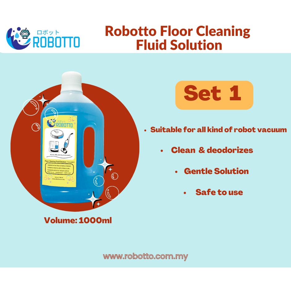Ready Stock Robotto Floor Cleaning Fluid Solution for all kind of