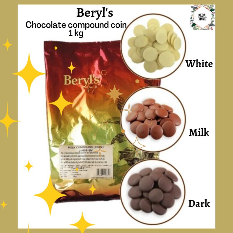 HOT SELLING Beryls Compound Coins Dark White Milk 1 kg