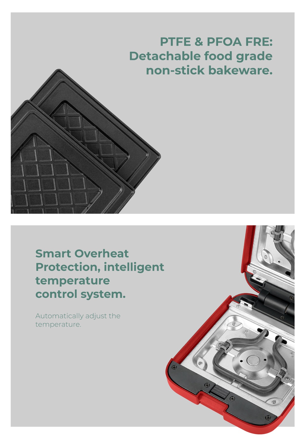 PerySmith 3in1 Waffle Maker EasyCooking Series WM360 Shopee Malaysia