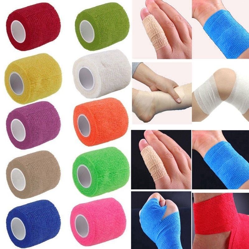 (24 hours delivery) 2.5/5/7.5/10/15CM sports bandage ergonomic self