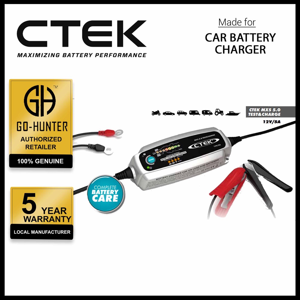 Ctek mx5 deals test and charge