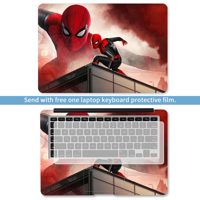 Free Keyboard Film★ Universal Spiderman Theme Laptop Cover Laptop Skin ...