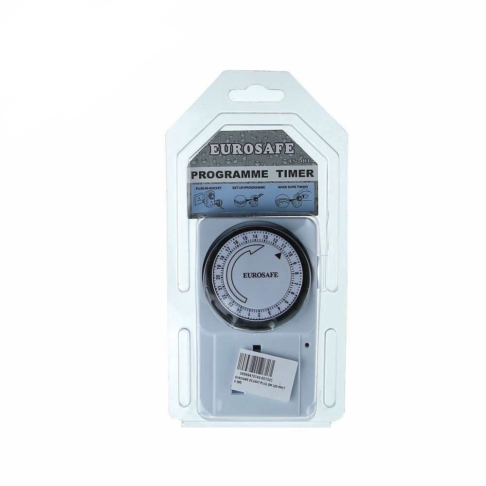 EUROSAFE 24 Hours Programme Timer Power Controller Socket (1pc ...