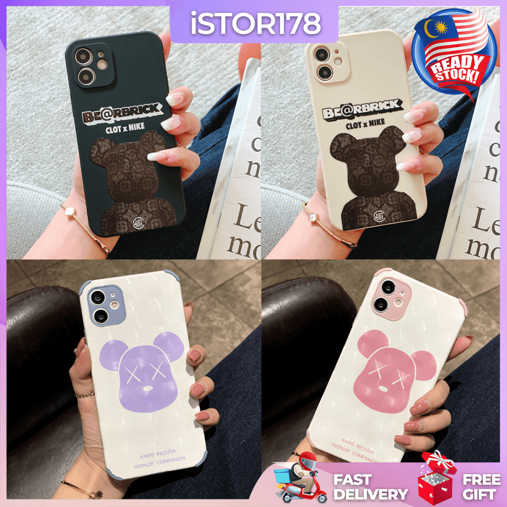 IPHONE 12/ 12 PRO / 12 PRO MAX/ 12 MINI BEARBRICK/ KAWS COUPLE HYPE SOFT  PHONE COVER 积木熊苹果手机壳 <READY STOCK> ISTOR178 | Shopee Malaysia