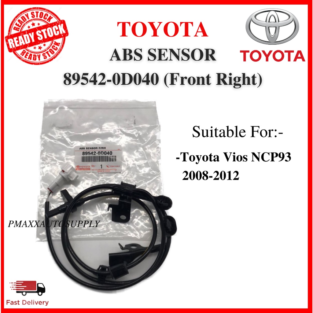 ORIGINAL TOYOTA ABS WHEEL SPEED SENSOR TOYOTA VIOS NCP93 (20082012