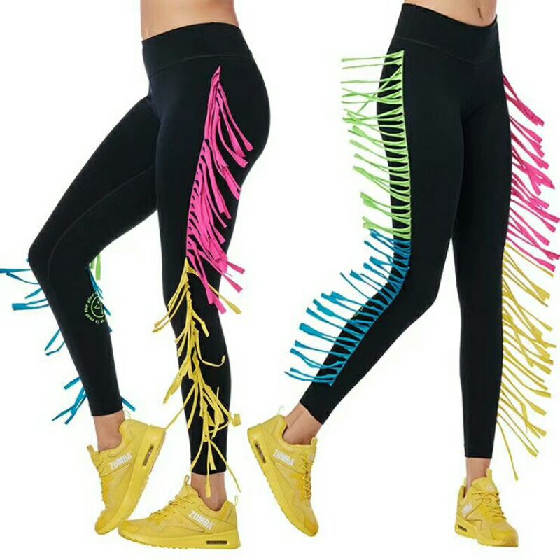 Not Enough Zumba Fringe Leggings