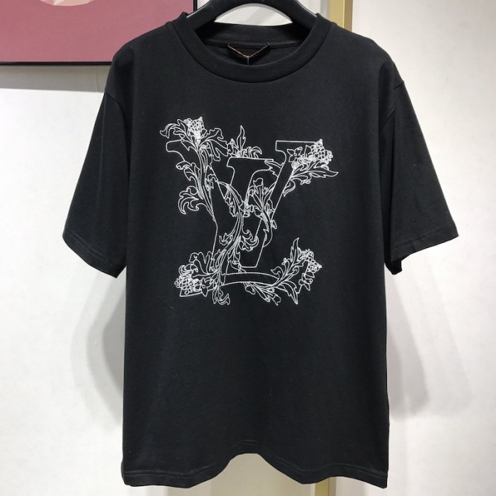 Embroidered LV Flower T-Shirt