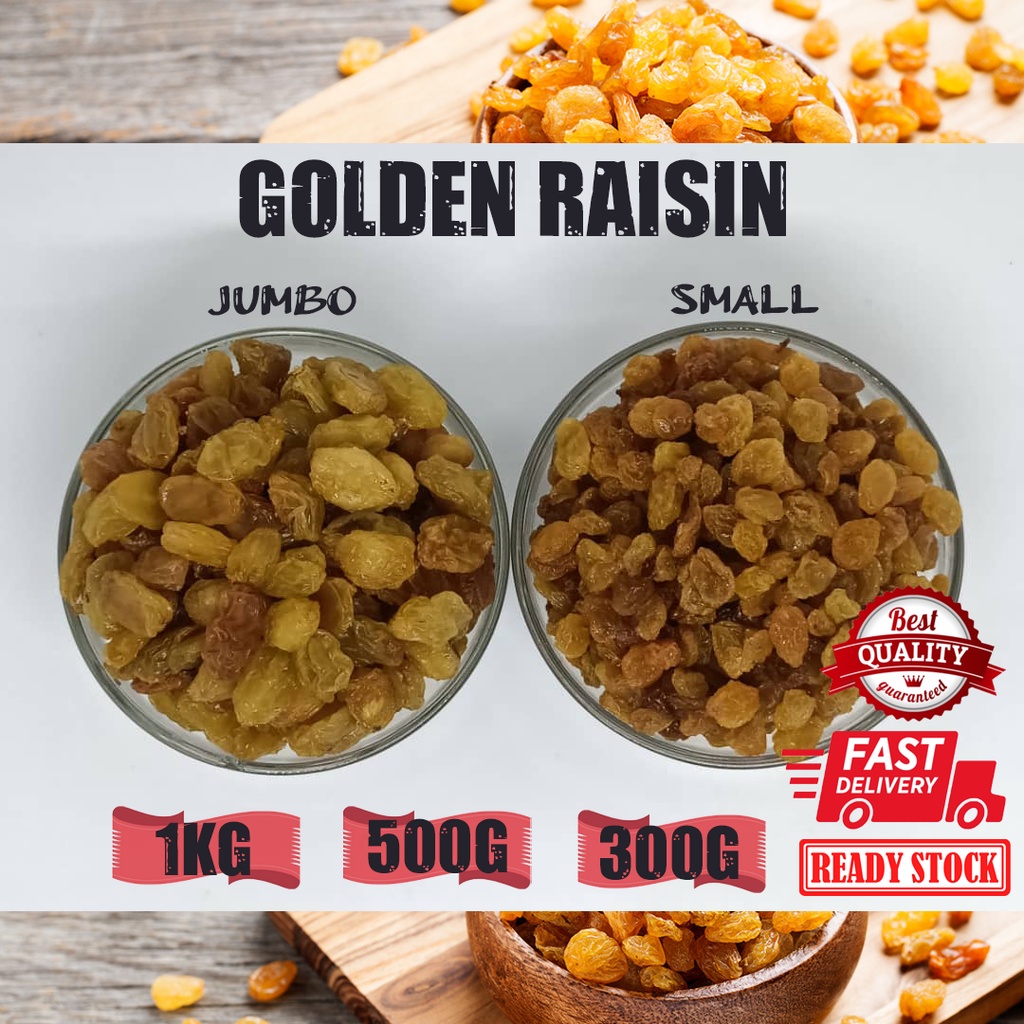 [1KG] GOLDEN RAISIN JUMBO SMALL Shopee Malaysia