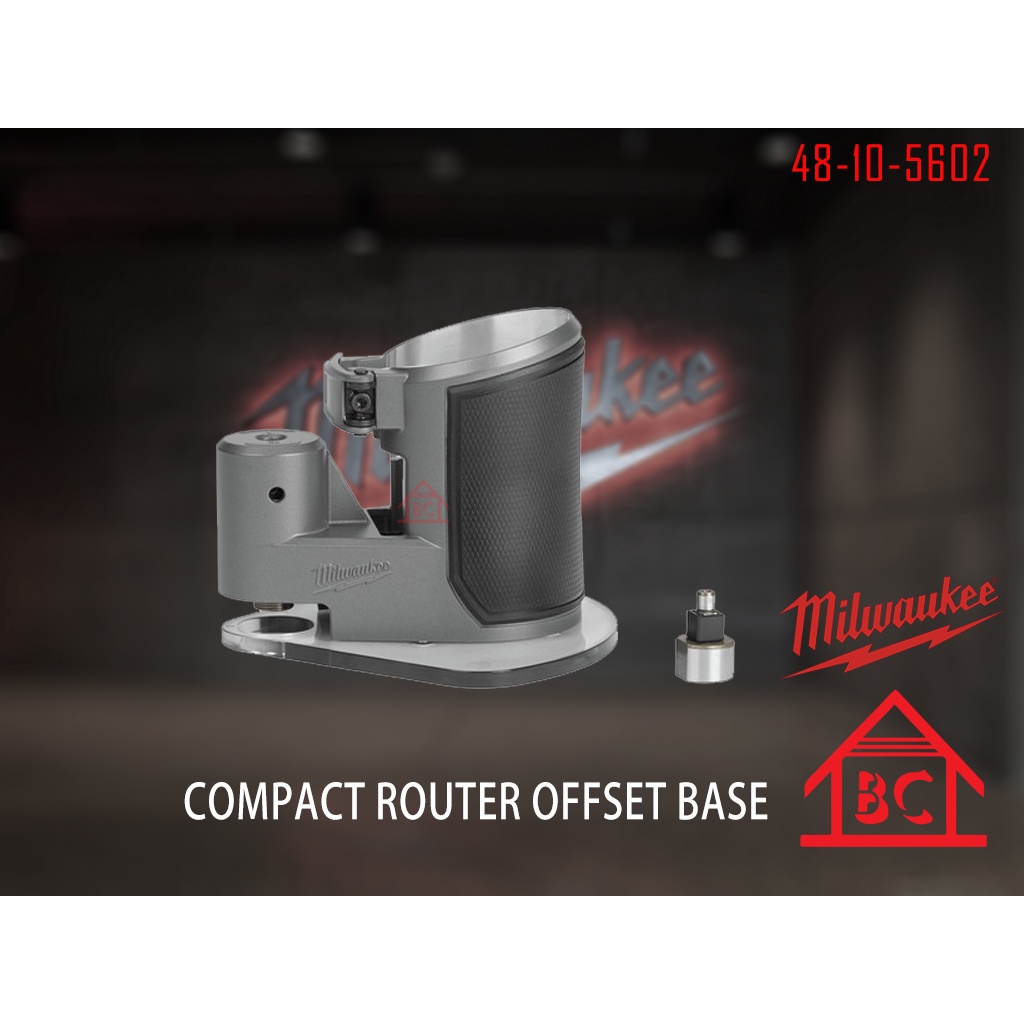 Milwaukee router offset base hot sale