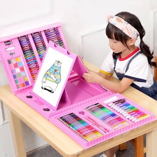 208pcs Kids Drawing Art Set