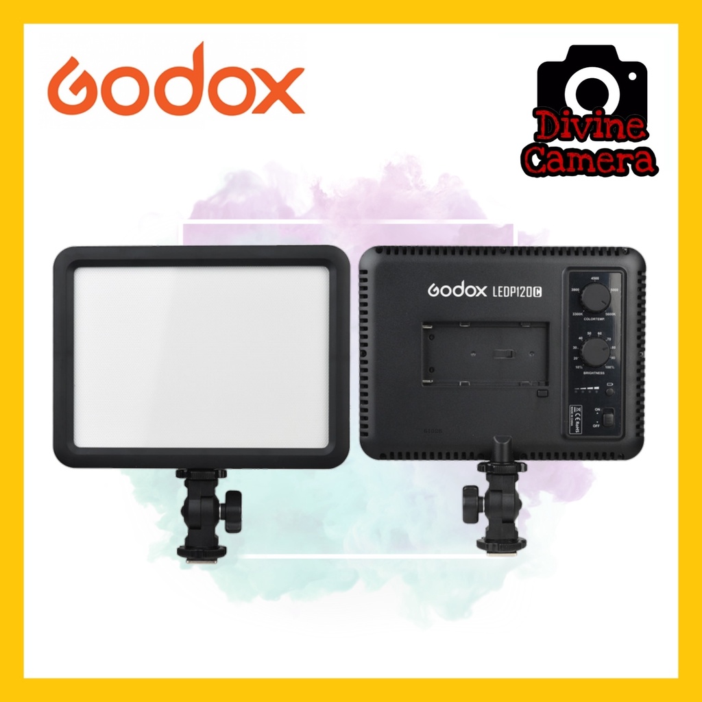 Godox LEDP120C LED Light Panel With L-Series Battery Plate | Shopee ...