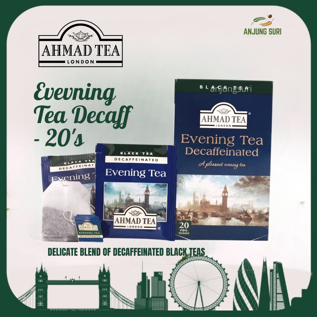 Ahmad Tea London Detox Loss Weight Green Tea Jasmine Darjeeling English