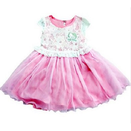 Anakku Hello Kitty Party Dress - Pink | Shopee Malaysia