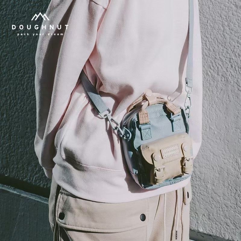 Doughnut Macaroon Tiny Waterproof Nylon Mini Crossbody Bag Shopee
