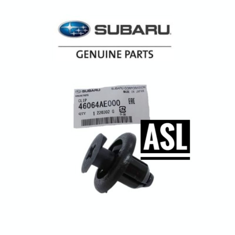46064AE000 Genuine Subaru Retainer Clip Fender Liner BRZ Exiga Forester