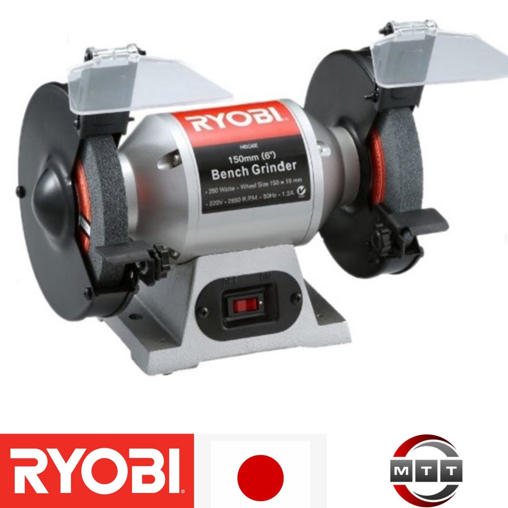 RYOBI HBG6E 150mm 6inch Bench Grinder Original Ready Stock