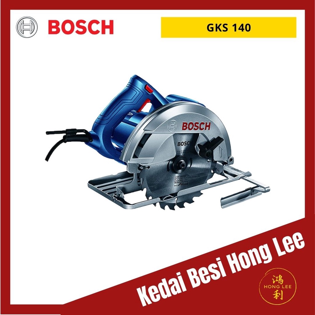 Bosch Circular Saw GKS140 For Woodworking Pemotong Kayu 1400W Shopee Malaysia