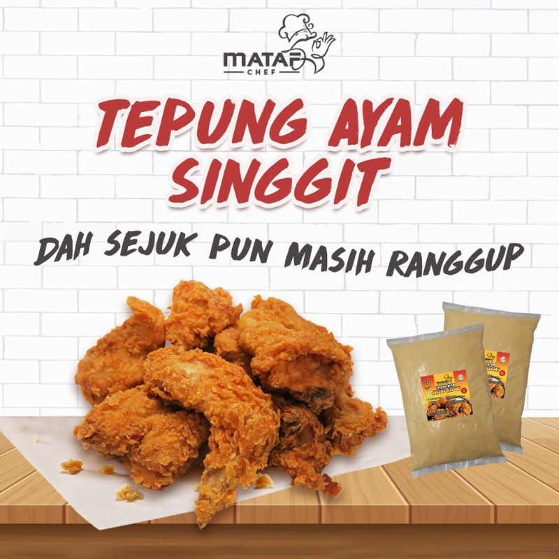 [VIRAL SEDAP PUAS HATI] Tepung Ayam Singgit Crispy/ Crispy Fried ...