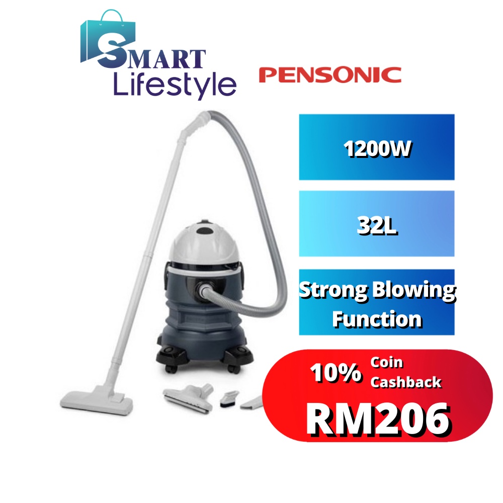Pensonic 1200W Vacuum Cleaner (32L) PVC211 Shopee Malaysia