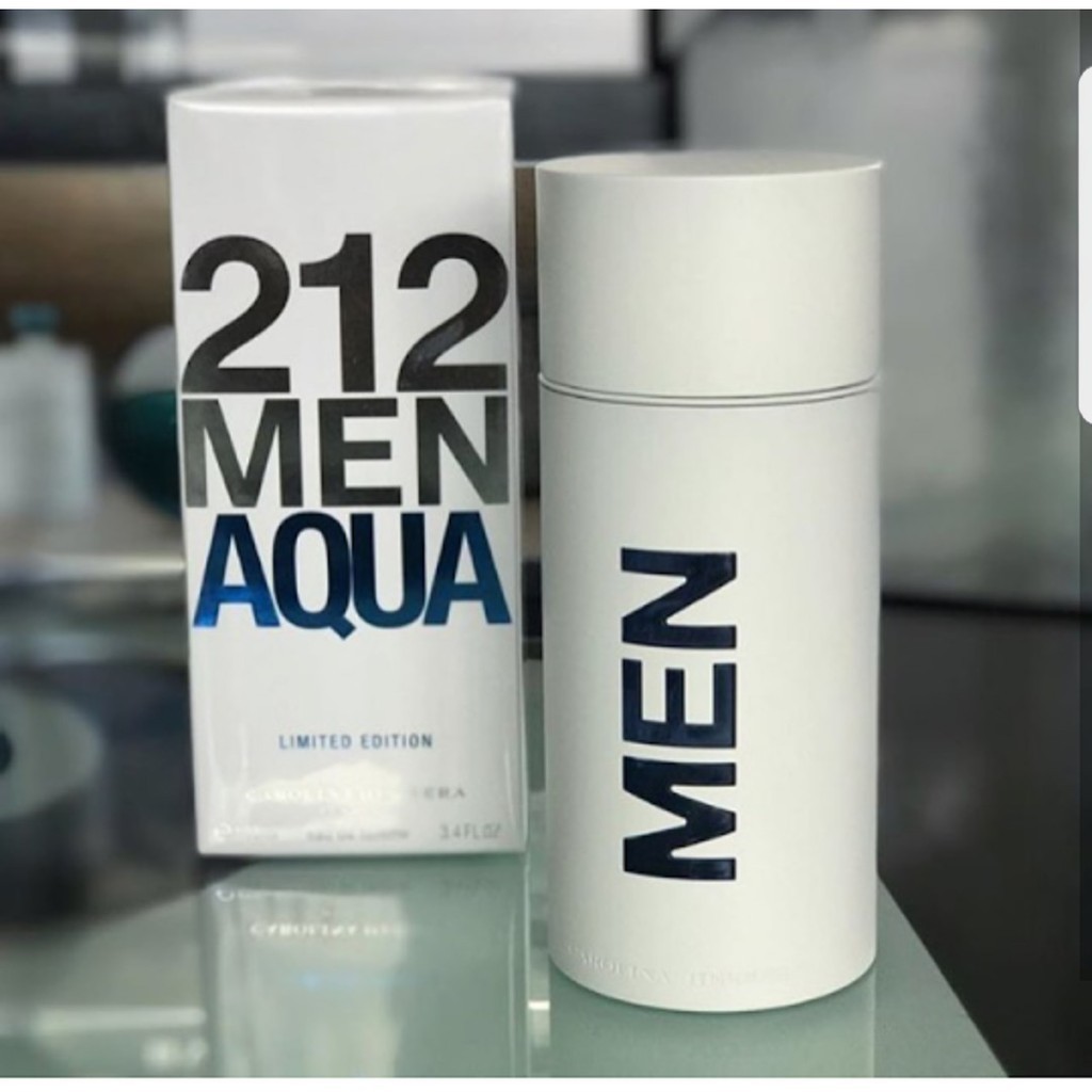 212 MEN AQUA BY CAROLINA HERRERA 100ML EAU DE TOILETTE EDT SPRAY