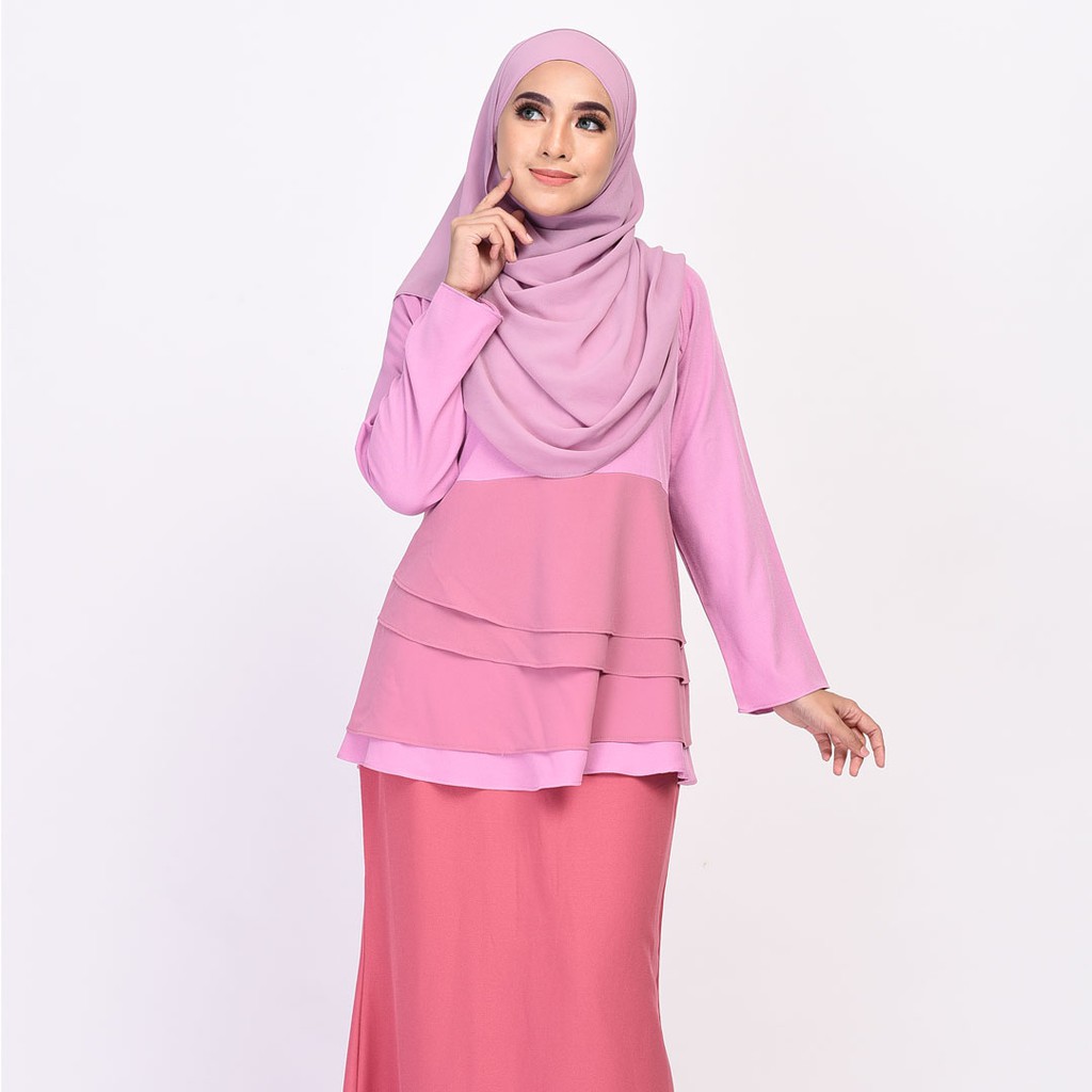 [Ready Stock] Layered Top (Pink) | Shopee Malaysia