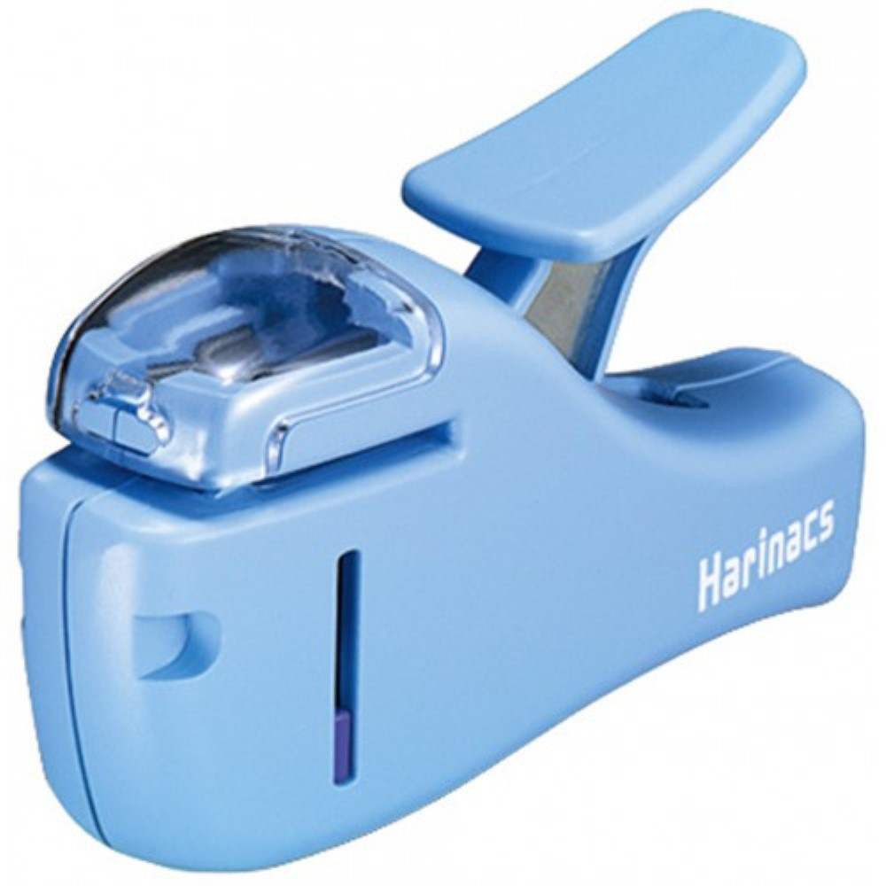 Kokuyo Harinacs Stapleless Stapler - Compact (Blue) | Shopee Malaysia