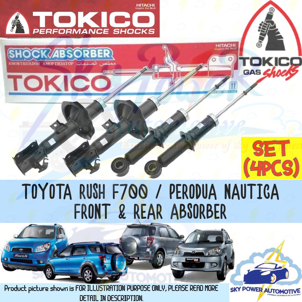 TOYOTA RUSH TOKICO F700 / PERODUA NAUTICA TOKICO (TKC) SHOCK ABSORBER ...